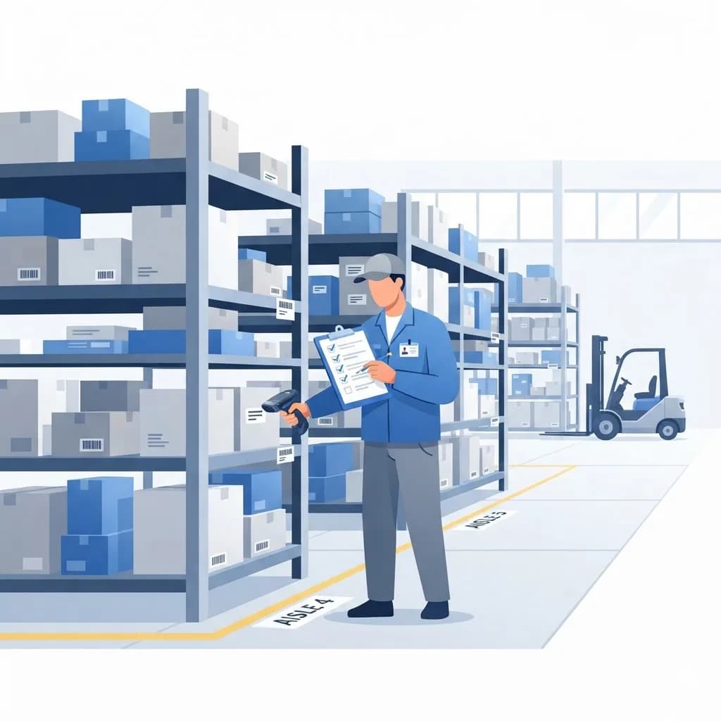 Retailer Completes Physical Count of Ending Inventory