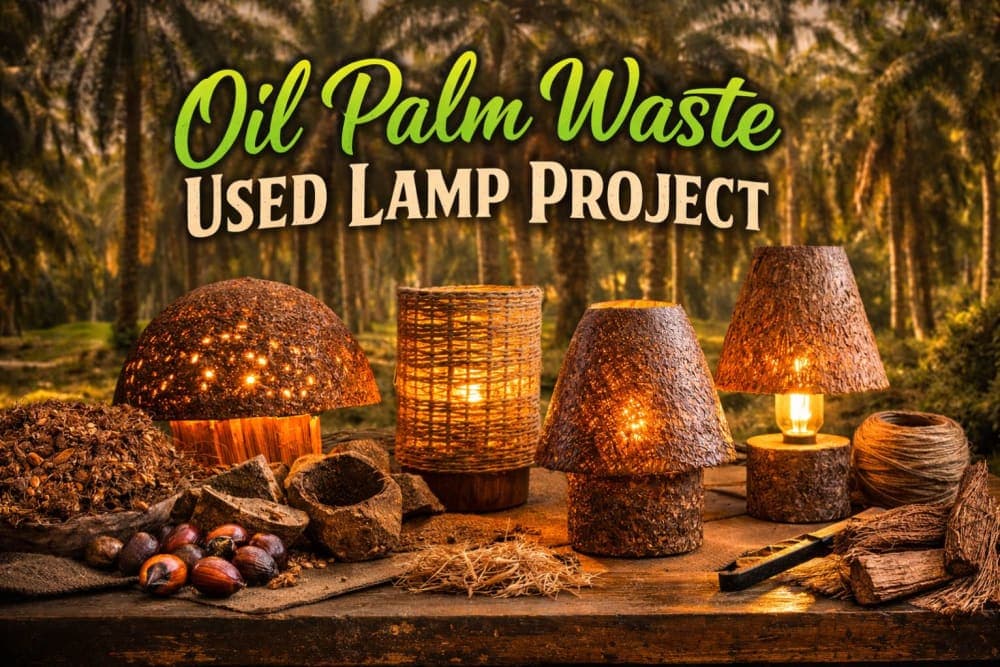 Oil Palm Waste Used Lamp Project