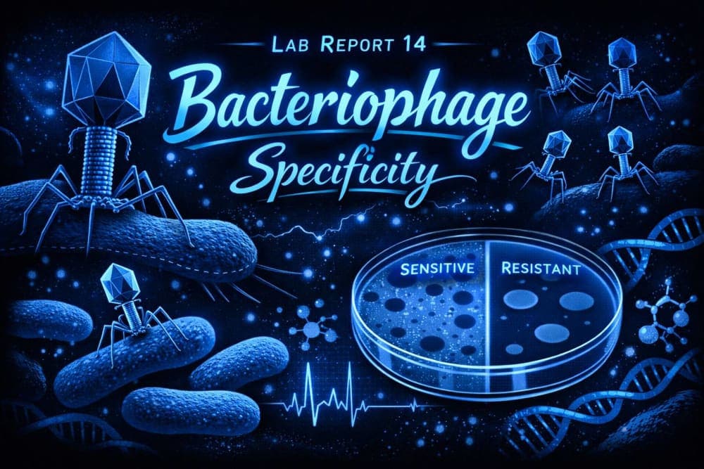 Lab Report 14 Bacteriophage Specificity