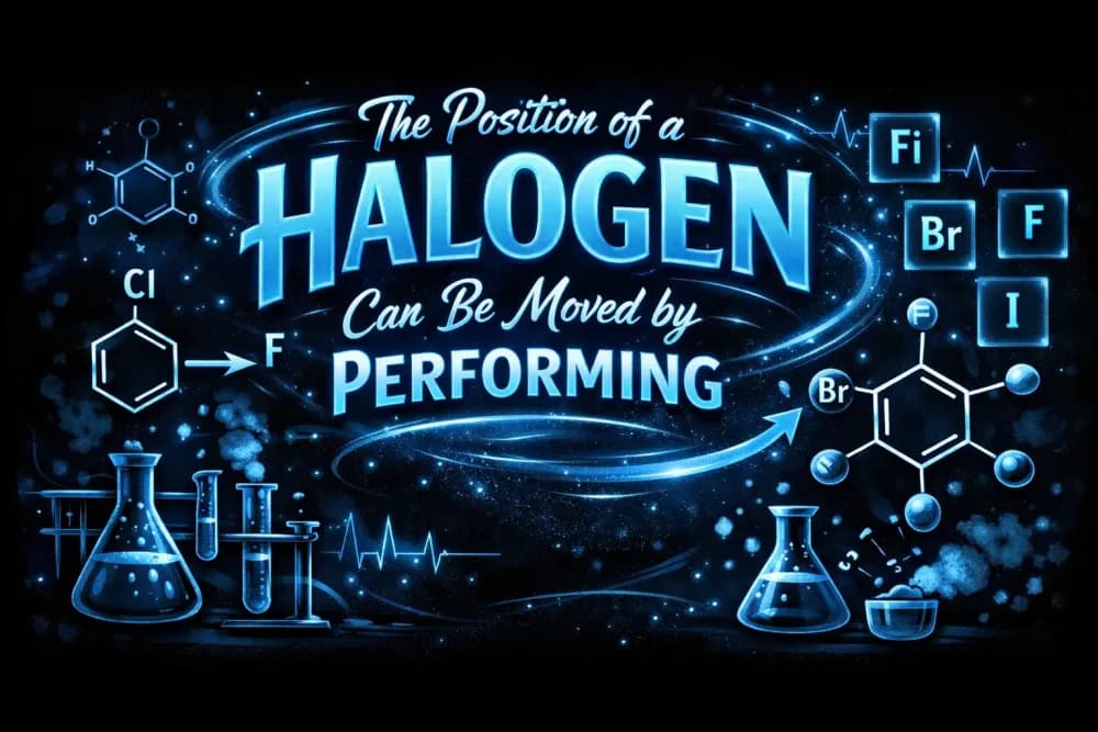 The Position of a Halogen Can Be Moved by Performing