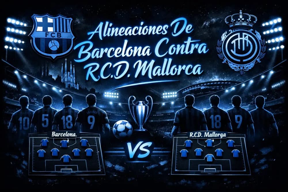 Alineaciones De Barcelona Contra R.C.D. Mallorca