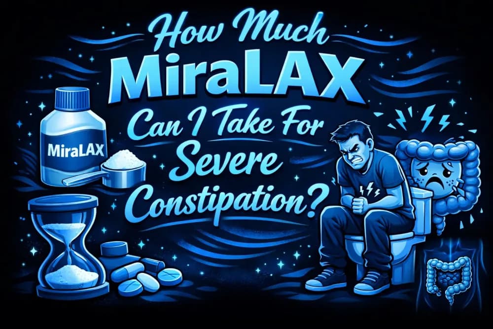 How Much Miralax Can I Take For Severe Constipation