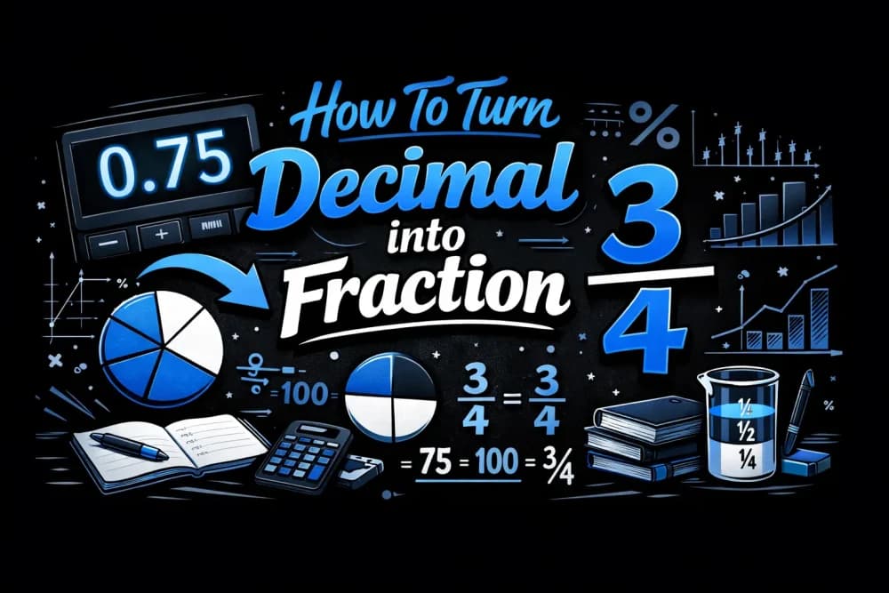 How To Turn Decimal into Fraction