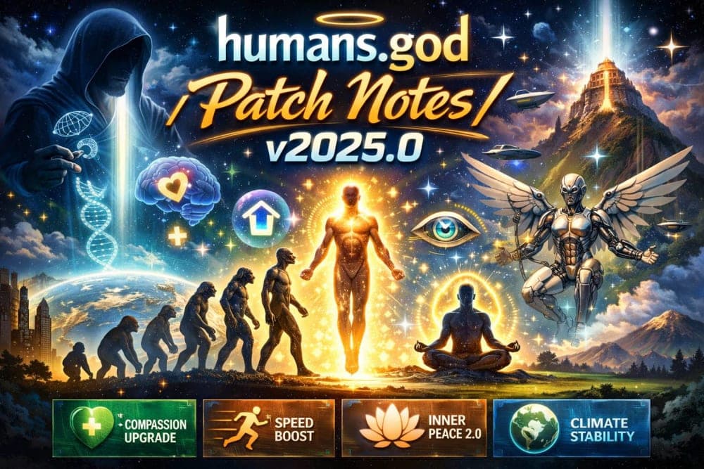 humans.god/Patch Notes/v2025.0: Understanding Humanity’s Evolution