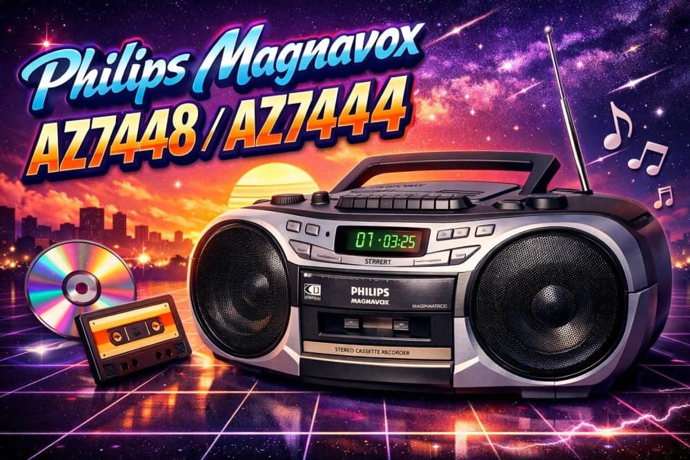 Philips Magnavox AZ7448 or AZ7444: A Vintage Portable CD Player Review