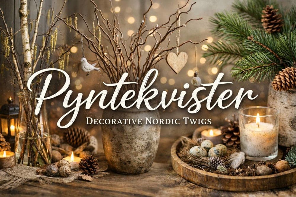 Pyntekvister: The Art of Scandinavian Decorative Branches