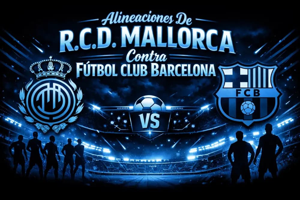 Alineaciones De R.C.D. Mallorca Contra Fútbol Club Barcelona
