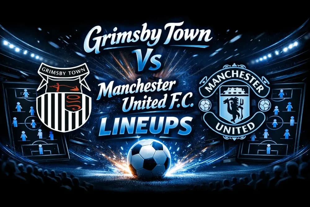 Grimsby Town Vs Manchester United F.C. Lineups