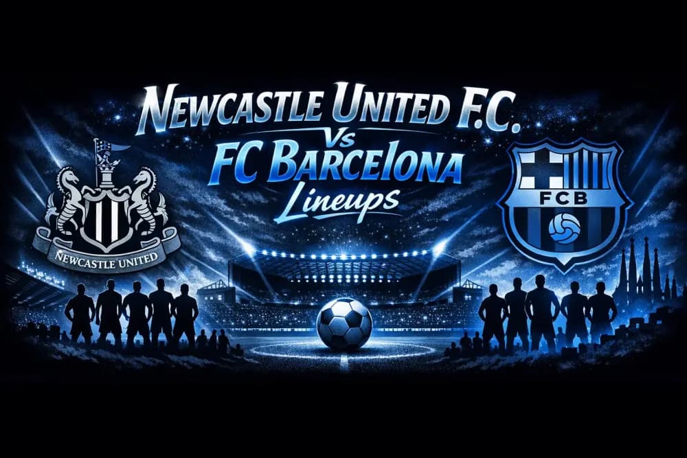 Newcastle United F.C. Vs Fc Barcelona Lineups