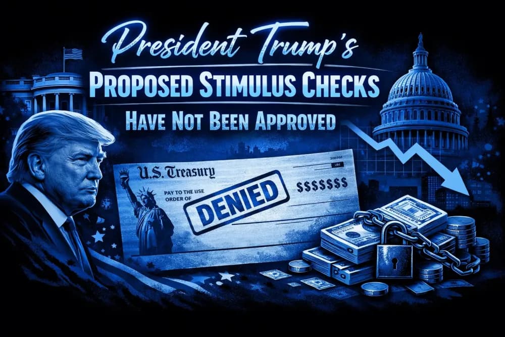 President Trump's Proposed Stimulus Checks Have Not Been Approved.