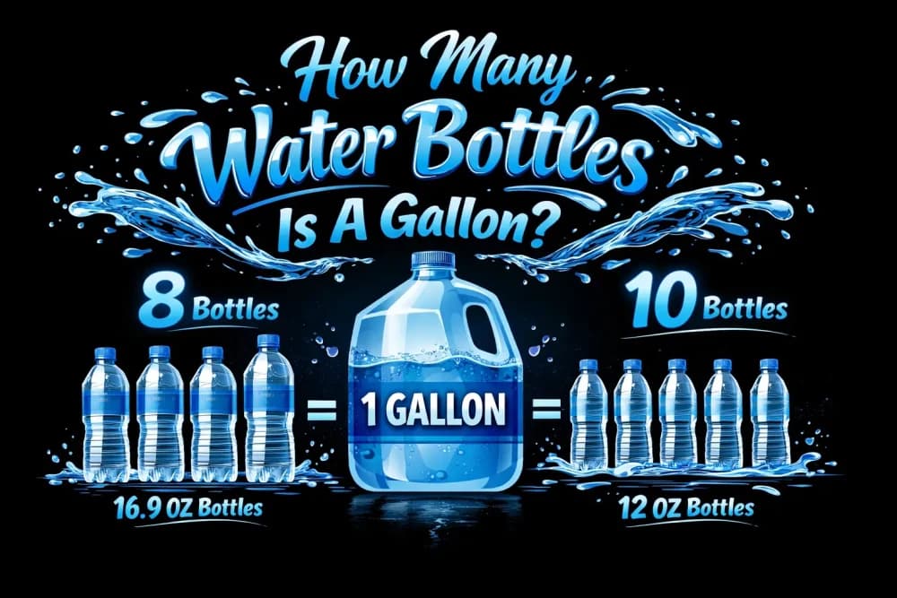 How Many Water Bottles Is A Gallon