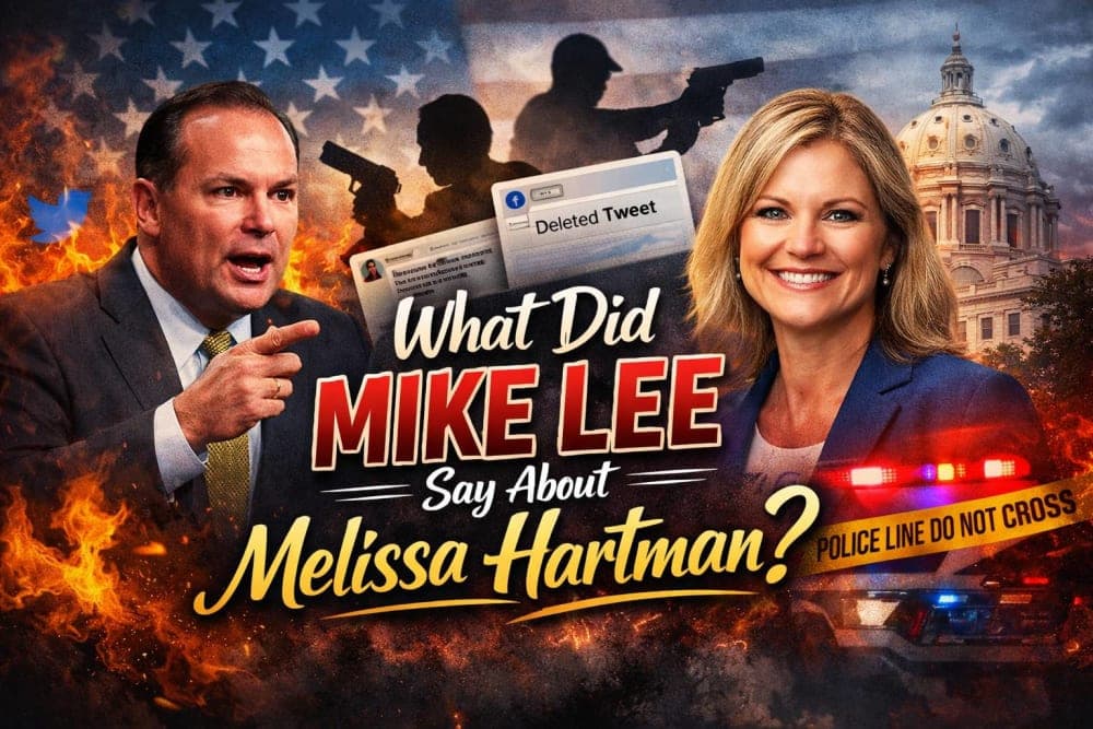 What Did Mike Lee Say About Melissa Hartman