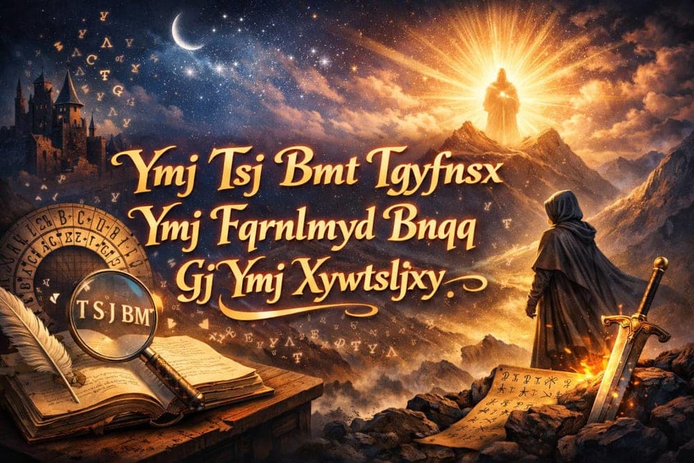 Ymj Tsj Bmt Tgyfnsx Ymj Fqrnlmyd Bnqq Gj Ymj Xywtsljxy.