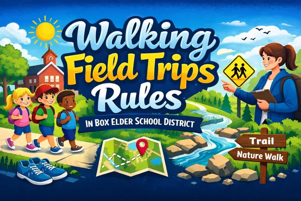 Walking Field Trips Rules In Box Elder School District