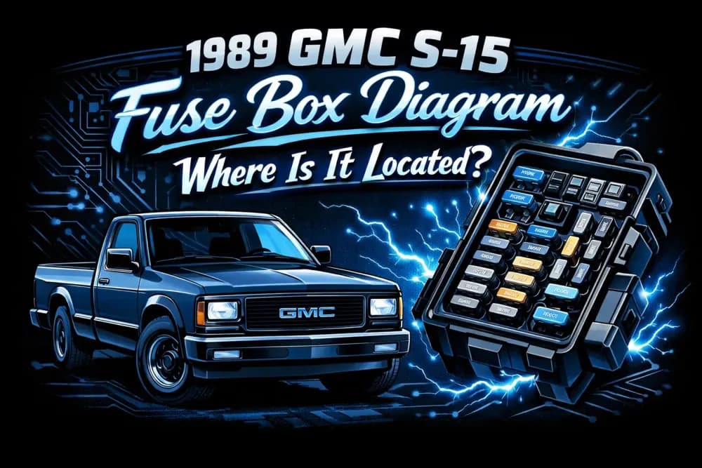 1989 Gmc S15 Fuse Box Diagram Where Is It Located